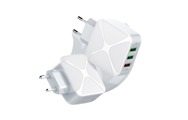 LDNIO A3310Q Wall Charger, 3x USB, QC 3.0 LDNIO A3310Q Wall Charger, 3x USB, QC 3.0